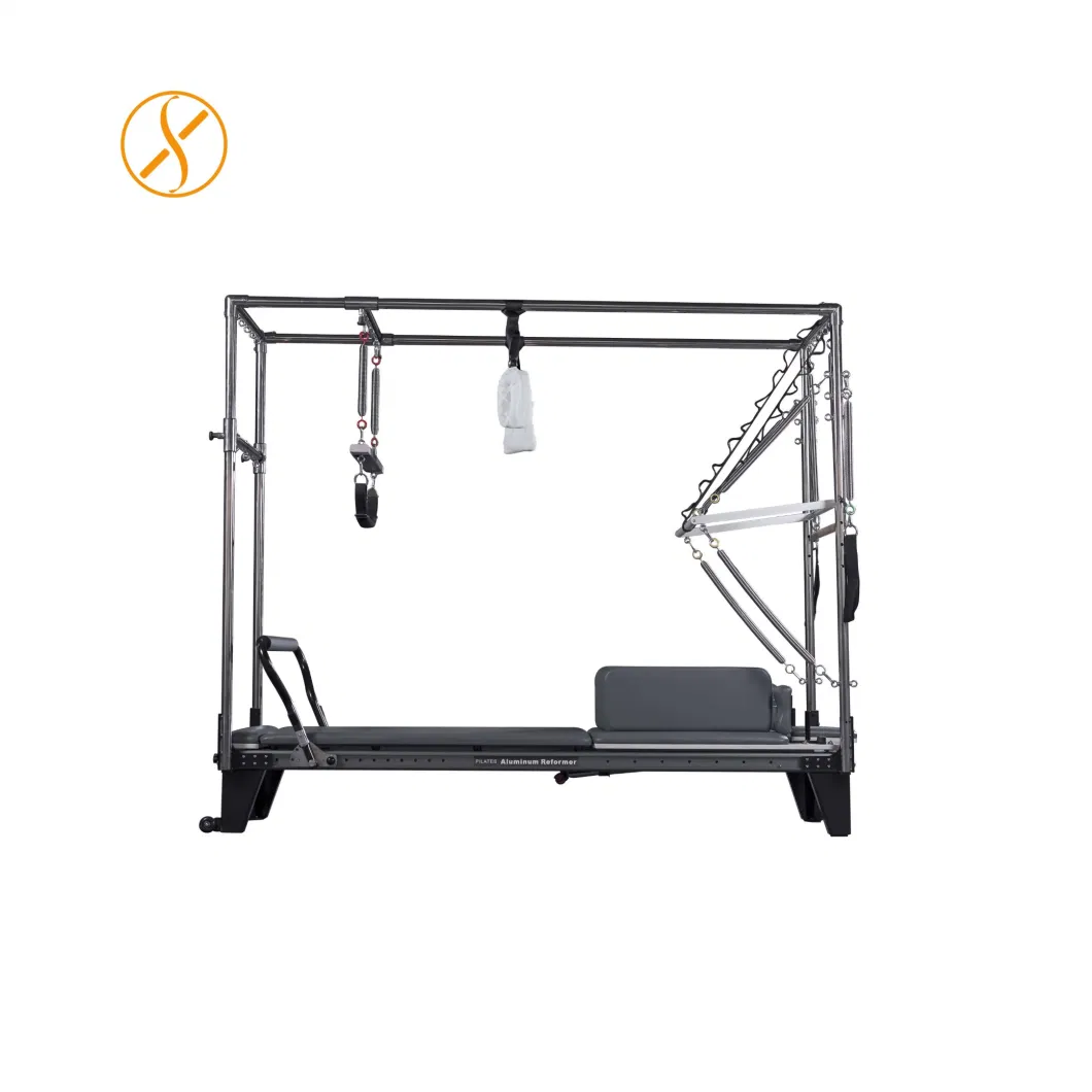 High Quality Single Indoor Fitness Exercise Equipment Wooden Pilates Bed Pilates Reformer for Gym Fitness Studio