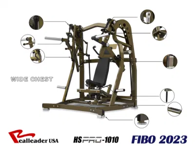 상업 체육관 피트니스 장비 다기능 강도 플레이트 로드 기계 역도 기계를 위한 자유로운 무게 넓은 가슴